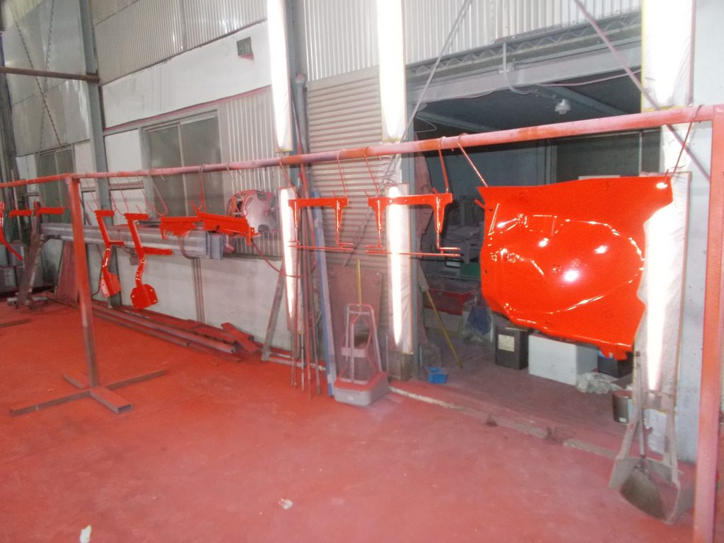 日野プロフィア下回り防錆塗装