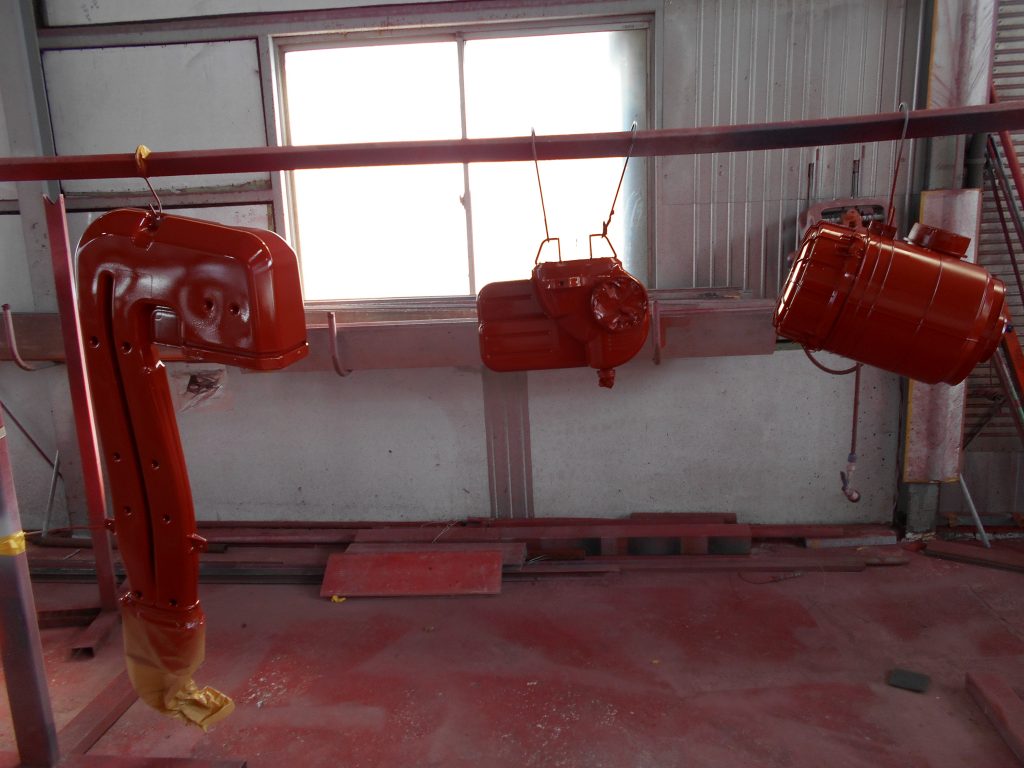 ファイター 家畜運搬車 下回り 塗装 ラメ塗装