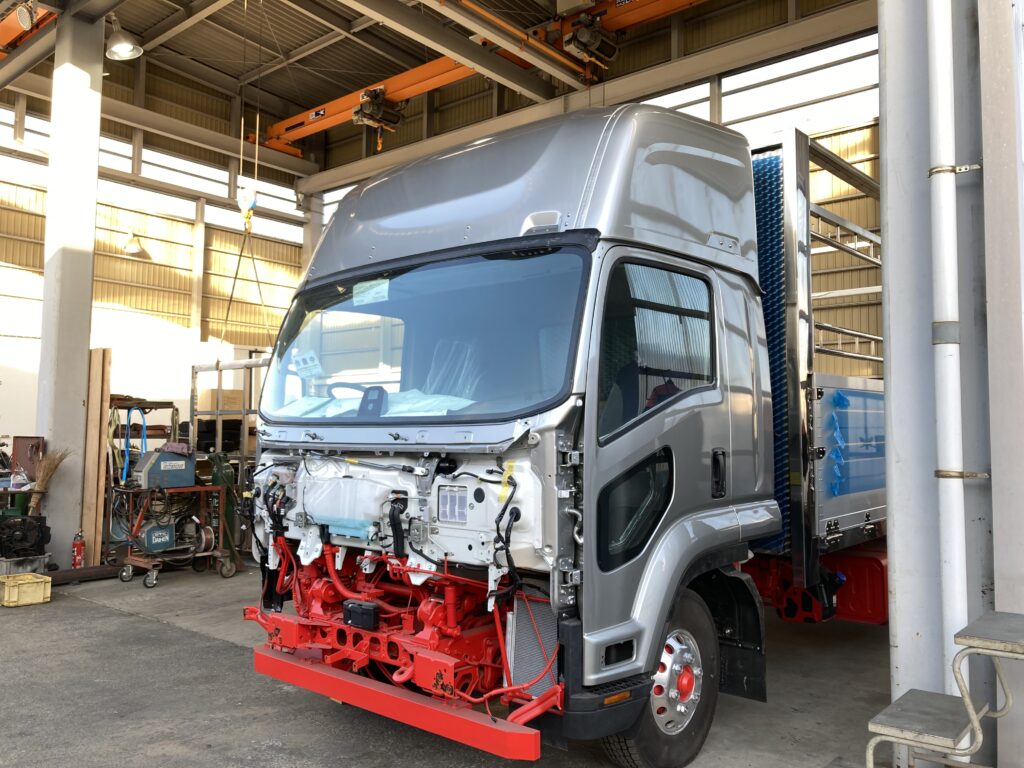 家畜運搬車 柳沼ボデー工場 畜産 新車 製造